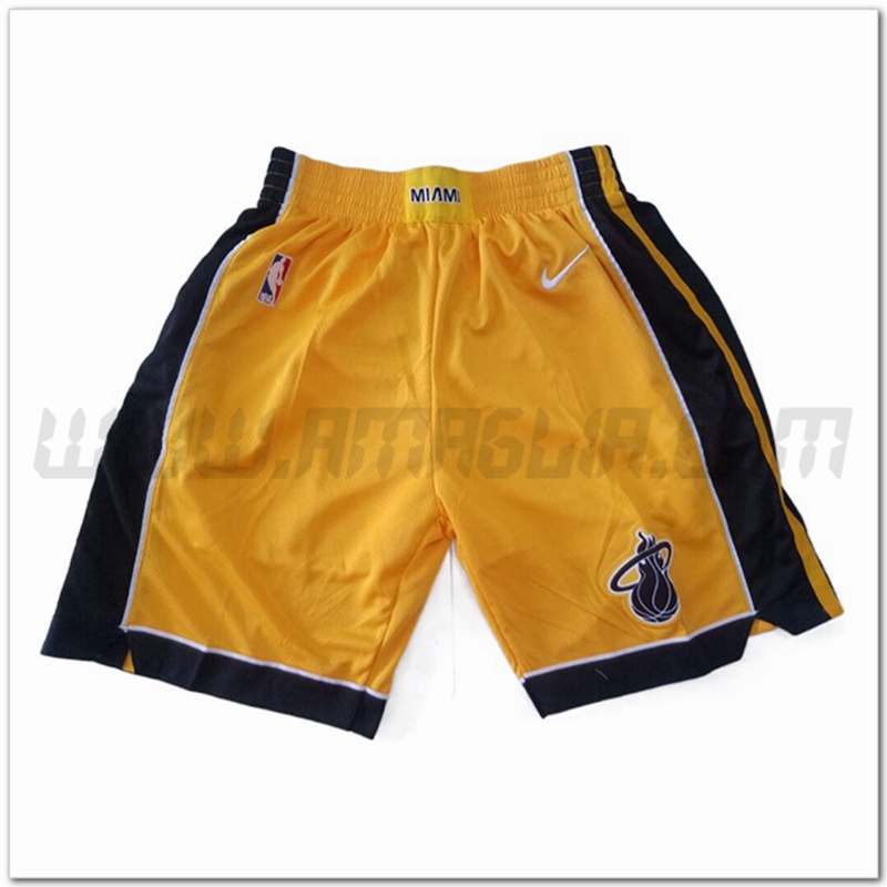 Pantaloncini NBA Miami Heat Giallo