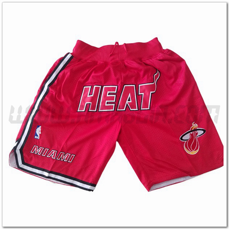 Pantaloncini NBA Miami Heat Rosso