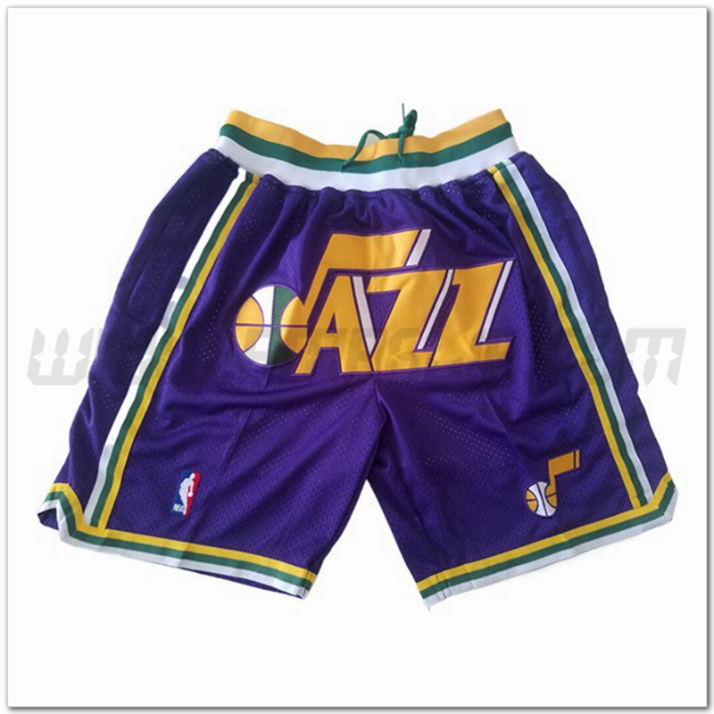 Pantaloncini NBA Utah Jazz Viola