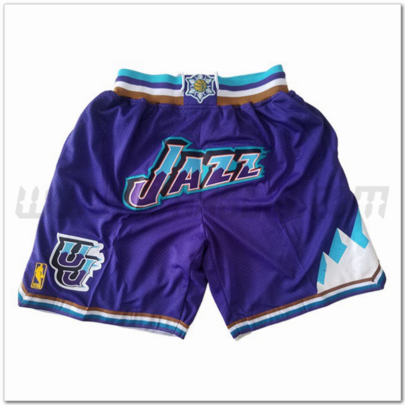 Pantaloncini NBA Utah Jazz Viola