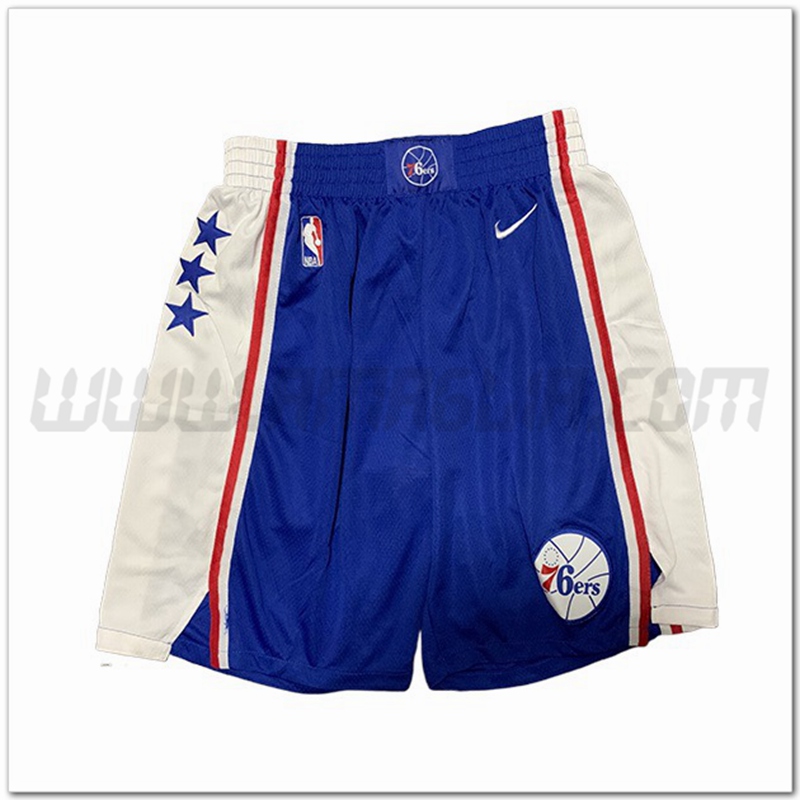 Pantaloncini NBA Philadelphia 76ers Blu
