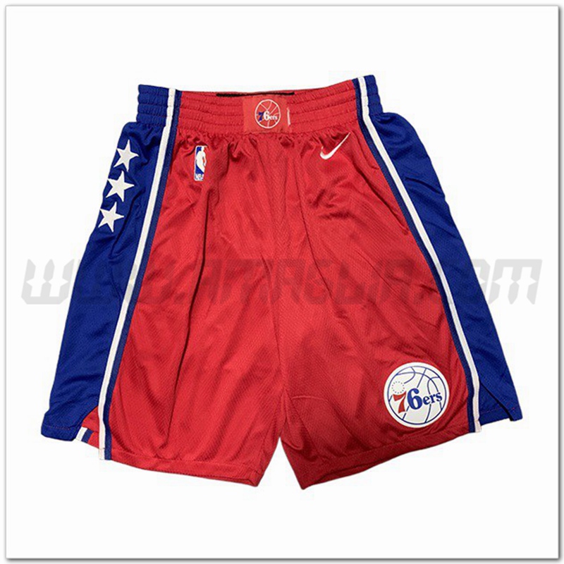 Pantaloncini NBA Philadelphia 76ers Rosso
