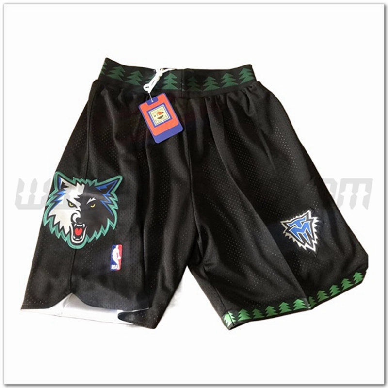 Pantaloncini NBA Minnesota Timberwolves Nero