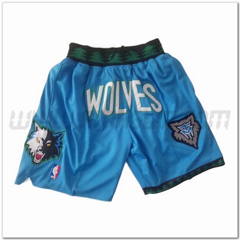 Pantaloncini NBA Minnesota Timberwolves Blu