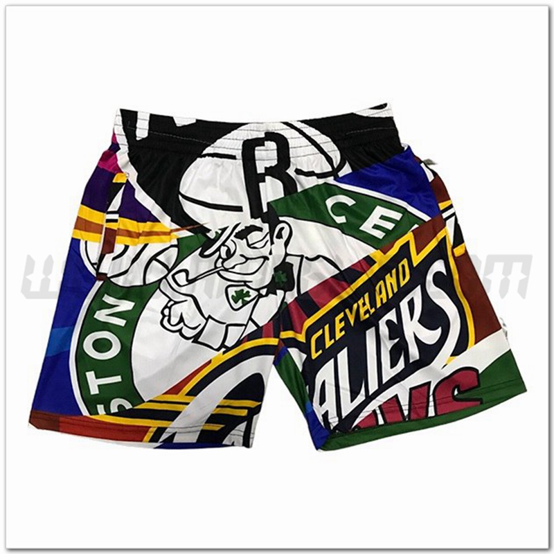 Pantaloncini NBA Boston Celtics Verde/Bianco