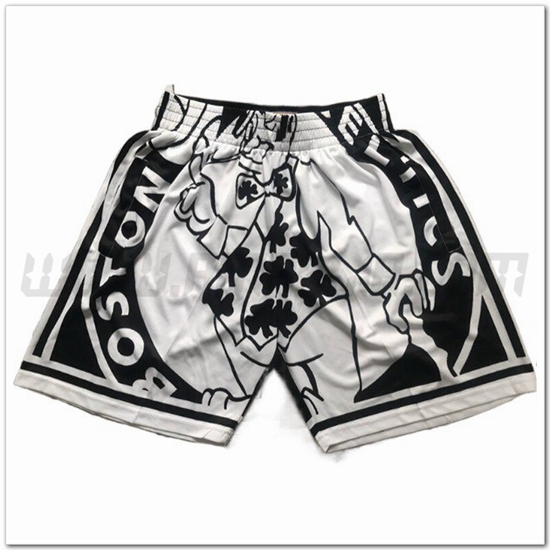 Pantaloncini NBA Boston Celtics Bianco/Nero