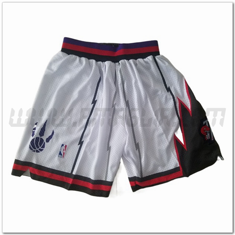Pantaloncini NBA Toronto Raptors Bianco