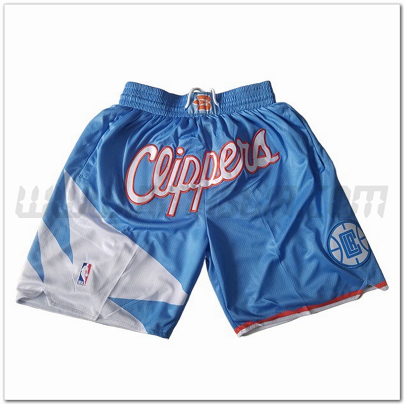 Pantaloncini NBA Los Angeles Clippers Blu Chiara