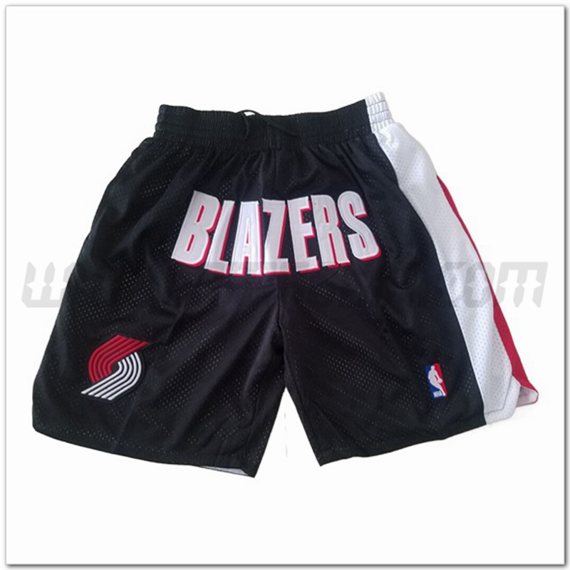 Pantaloncini NBA Portland Trail Blazers Nero
