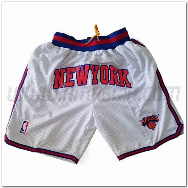 Pantaloncini NBA New York Knicks Bianco