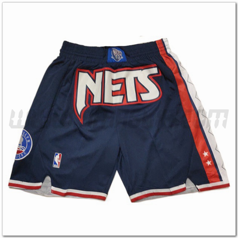 Pantaloncini NBA Brooklyn Nets Blu Scuro