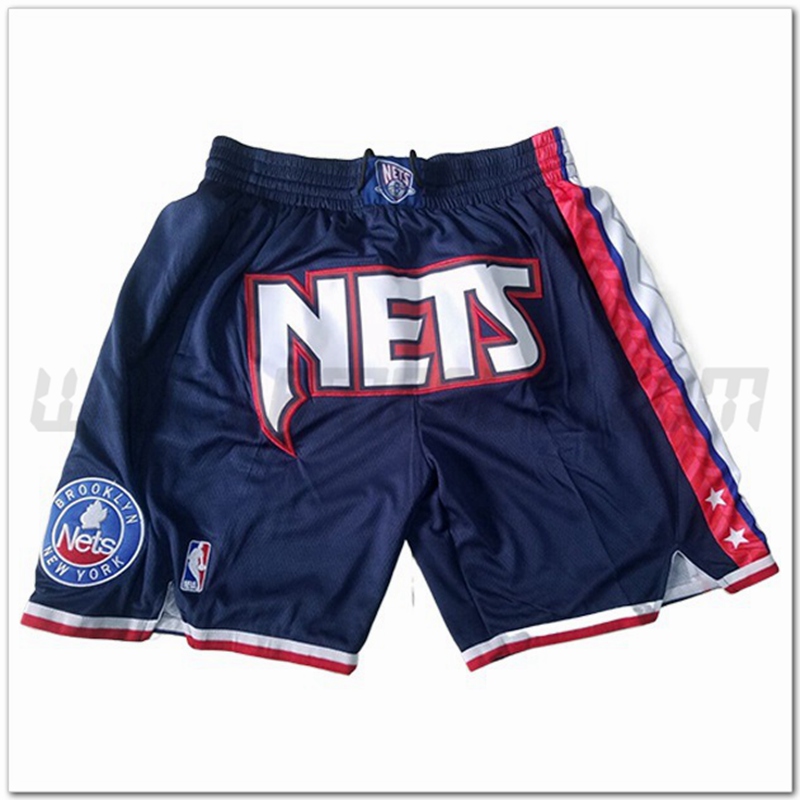 Pantaloncini NBA Brooklyn Nets Blu Scuro