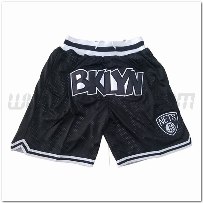 Pantaloncini NBA Brooklyn Nets Nero