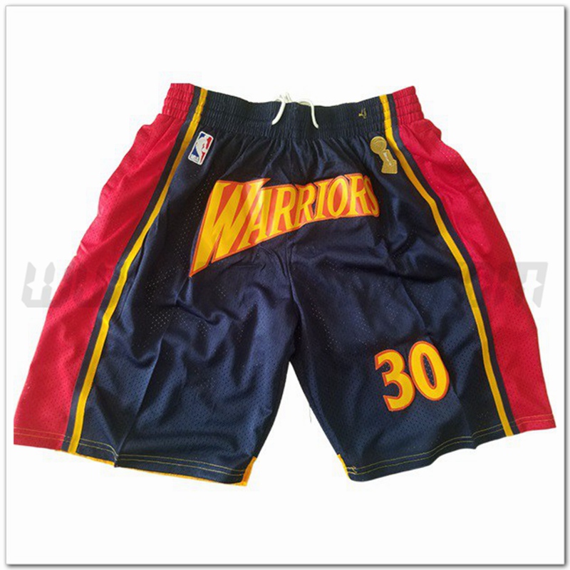 Pantaloncini NBA Golden State Warriors Blu Scuro
