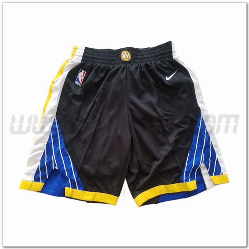 Pantaloncini NBA Golden State Warriors Nero