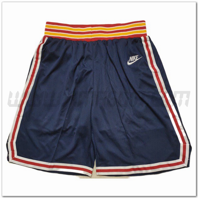 Pantaloncini NBA Golden State Warriors Blu Scuro