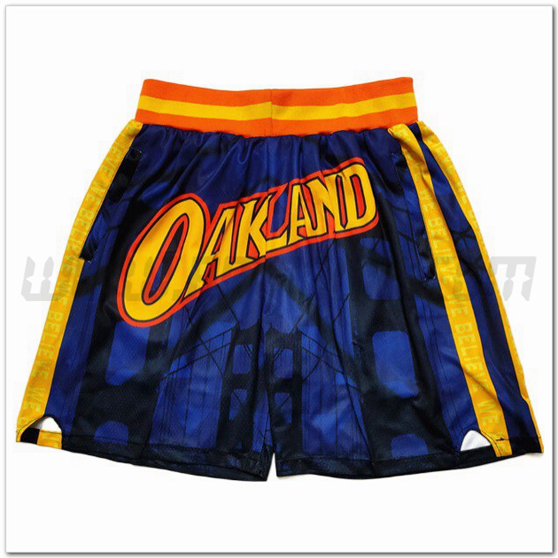 Pantaloncini NBA Golden State Warriors Blu