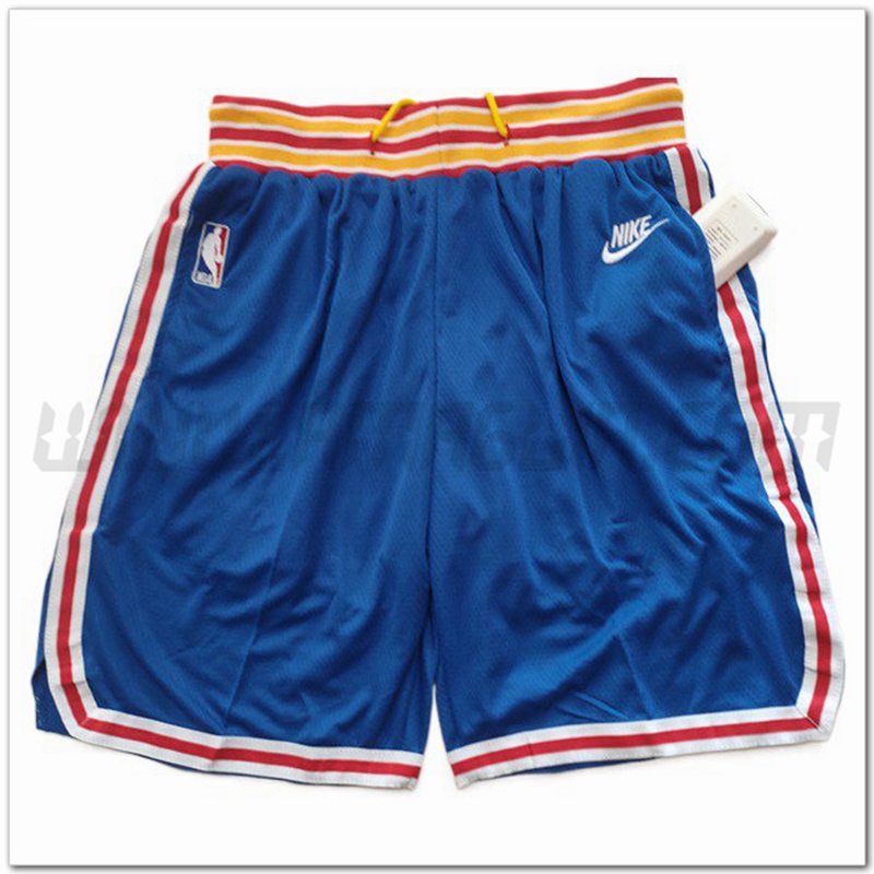 Pantaloncini NBA Golden State Warriors Blu