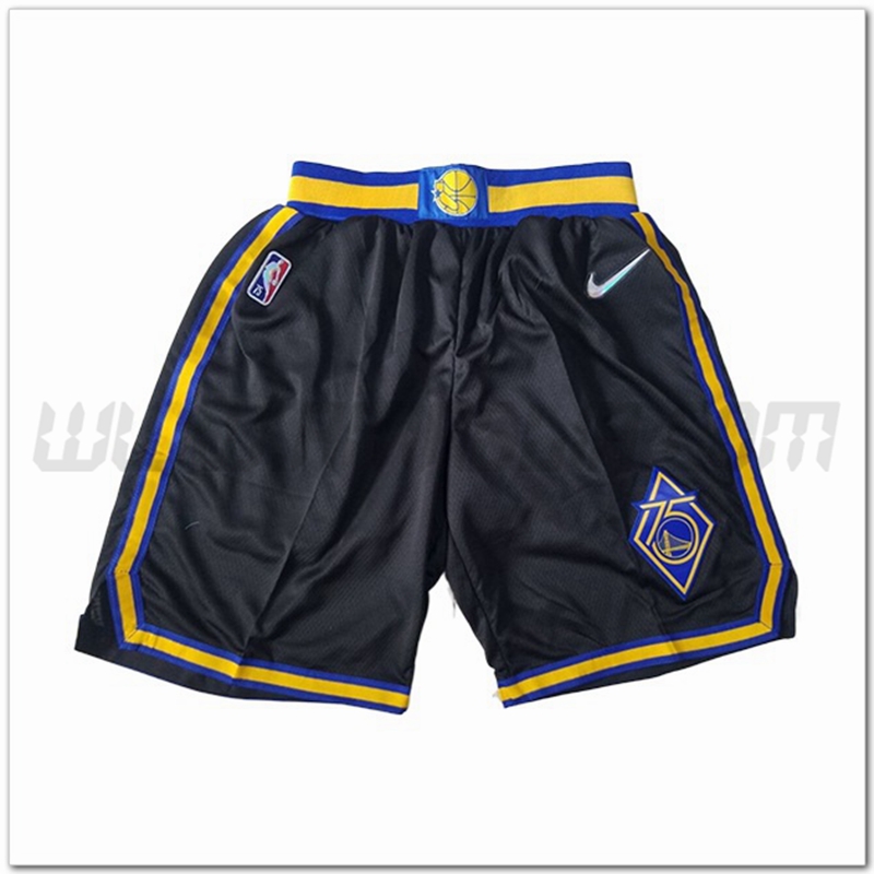 Pantaloncini NBA Golden State Warriors Nero