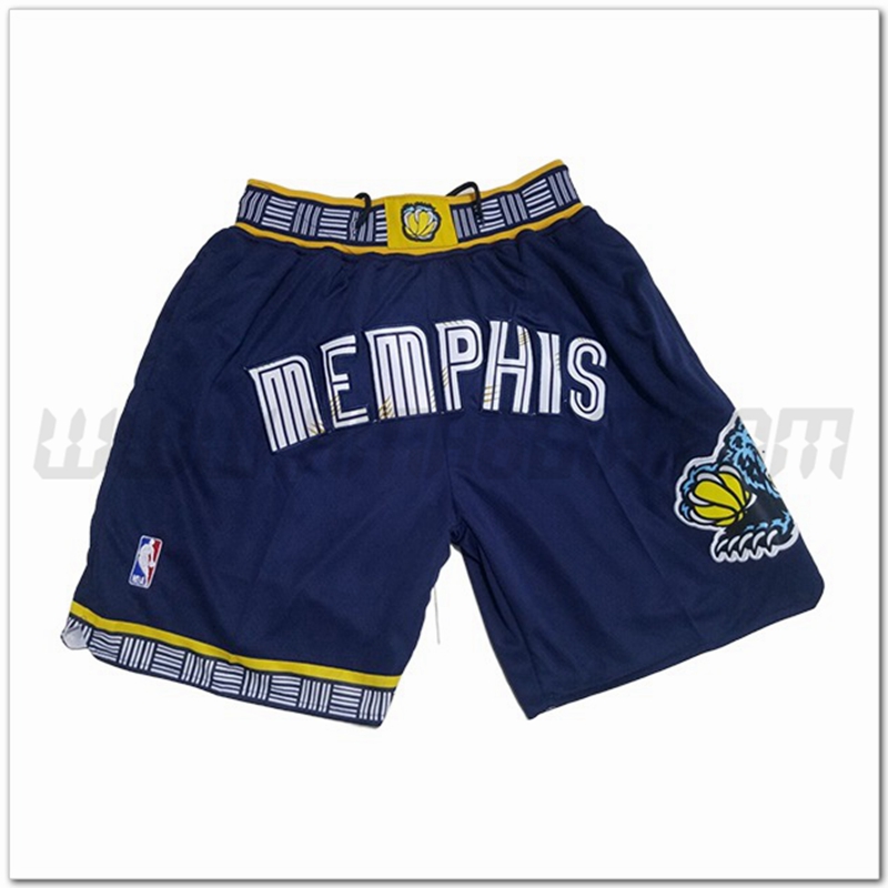 Pantaloncini NBA Memphis Grizzlies Blu Marino