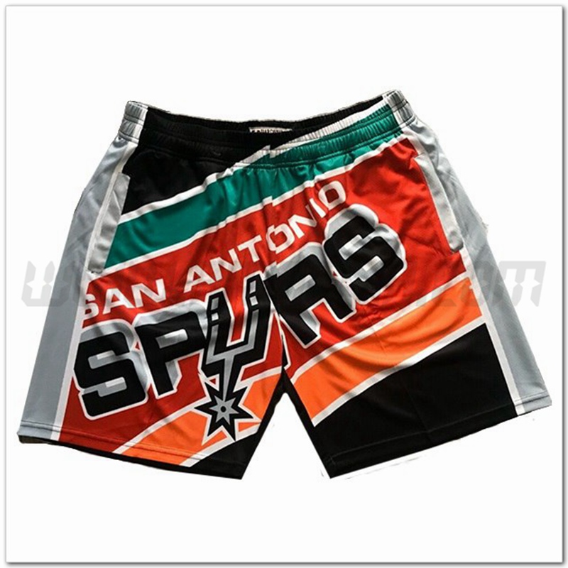 Pantaloncini NBA San Antonio Spurs Rosso/Nero