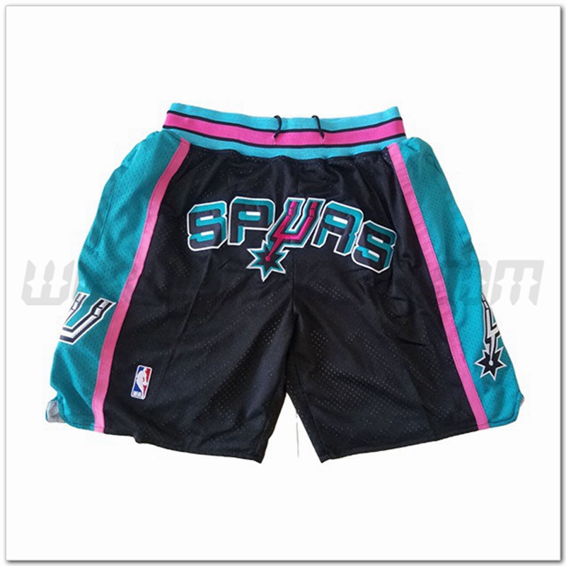 Pantaloncini NBA San Antonio Spurs Nero