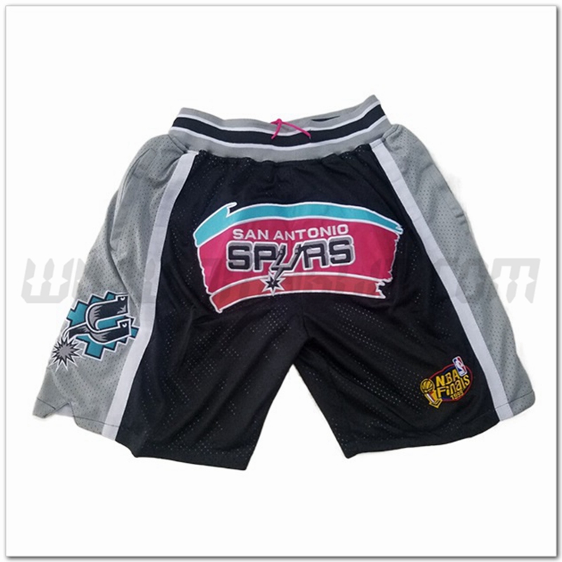 Pantaloncini NBA San Antonio Spurs Nero