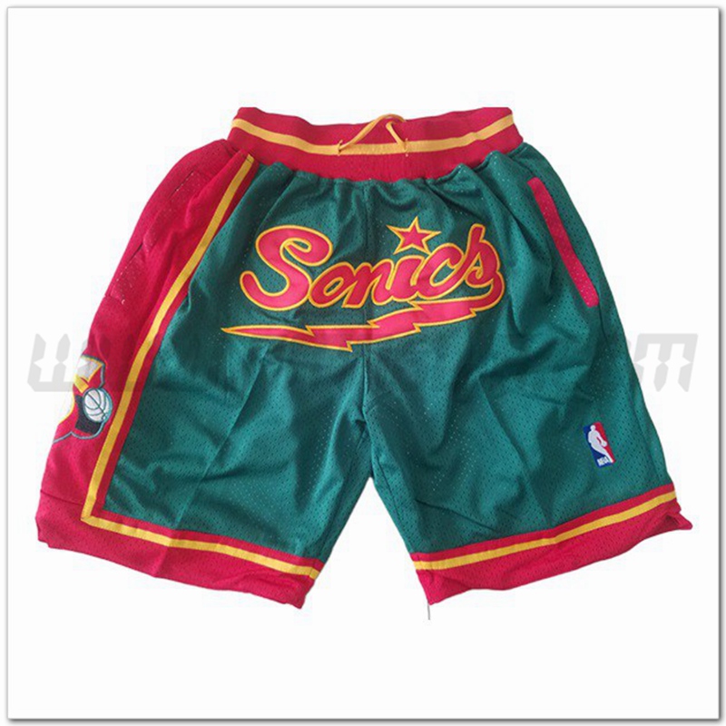 Pantaloncini NBA Seattle Supersonics Verde