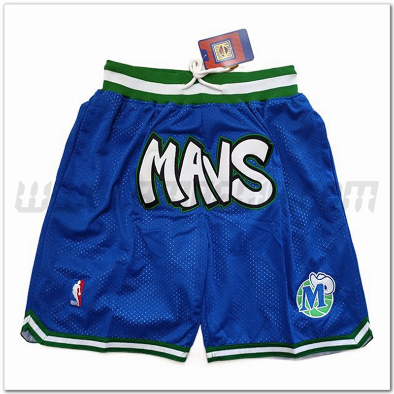 Pantaloncini NBA Dallas Mavericks Blu