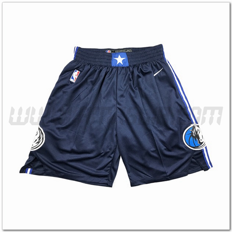 Pantaloncini NBA Dallas Mavericks Blu Scuro