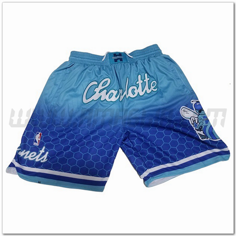 Pantaloncini NBA Charlotte Hornets Blu
