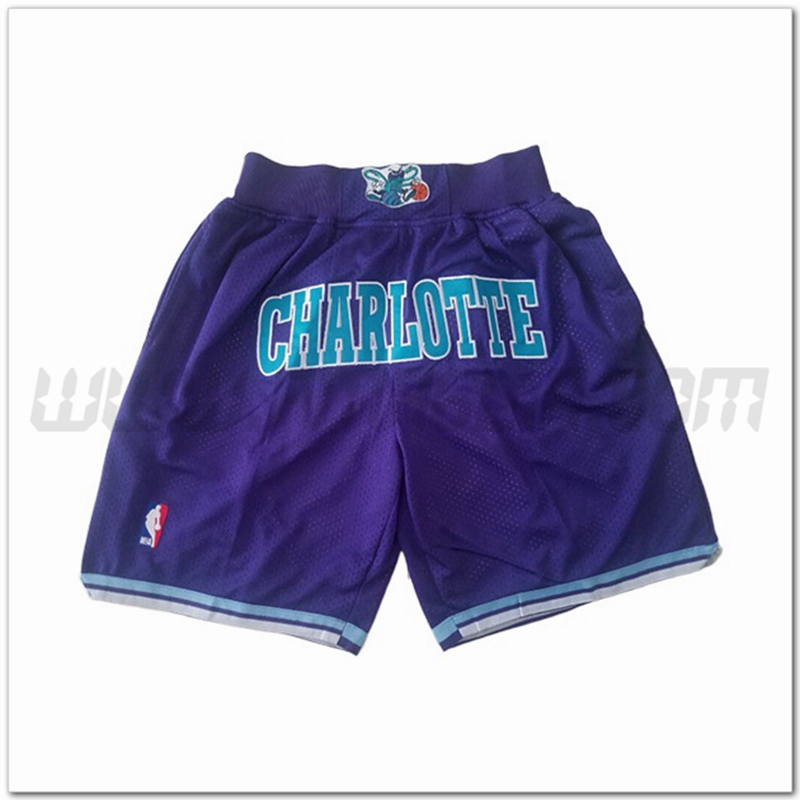 Pantaloncini NBA Charlotte Hornets Viola
