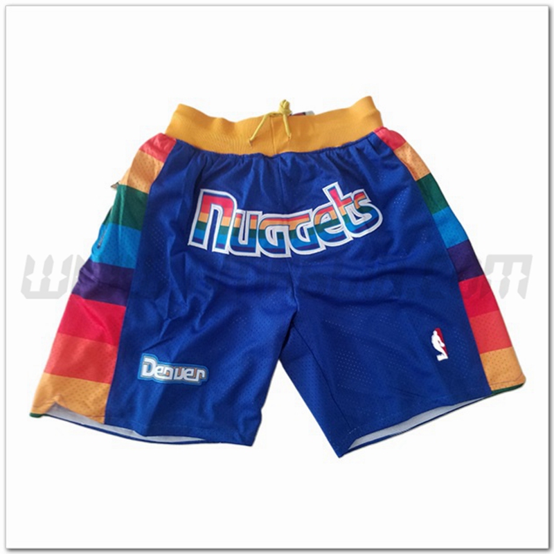 Pantaloncini NBA Denver Nuggets Blu
