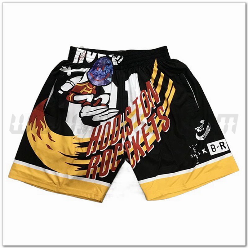 Pantaloncini NBA Houston Rockets Nero