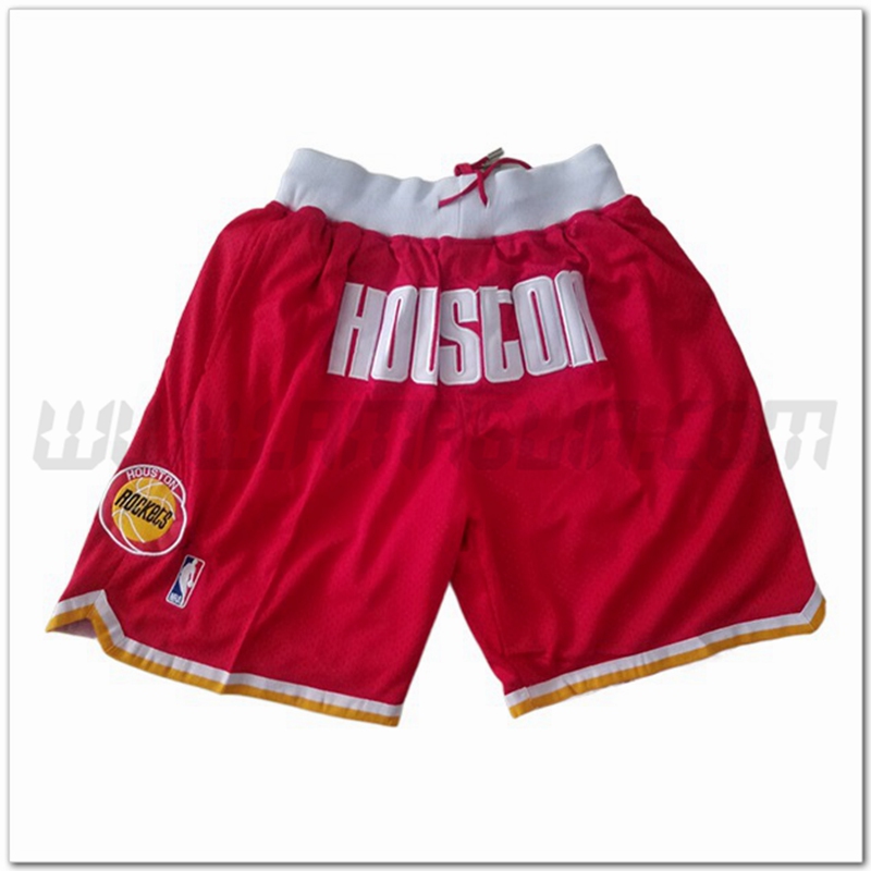 Pantaloncini NBA Houston Rockets Rosso