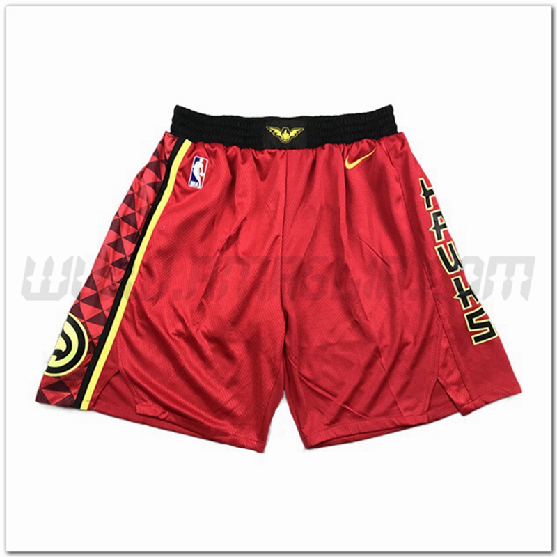 Pantaloncini NBA Atlanta Hawks Rosso