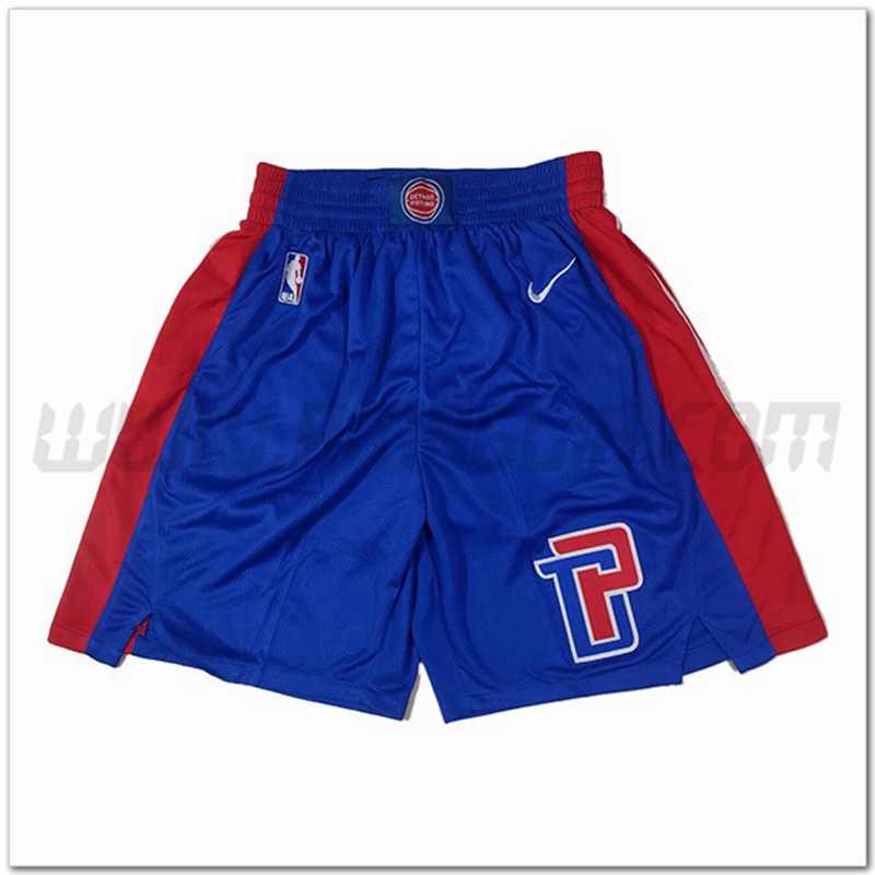 Pantaloncini NBA Detroit Pistons Blu