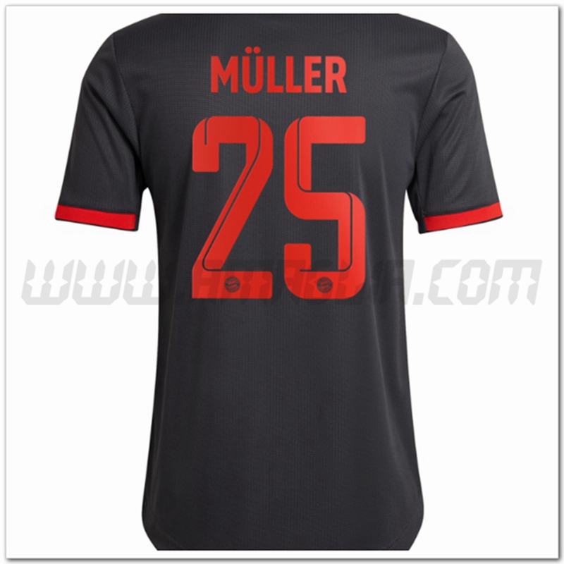 Terza Maglia M鑴篖LER #25 Bayern Monaco 2022 2023