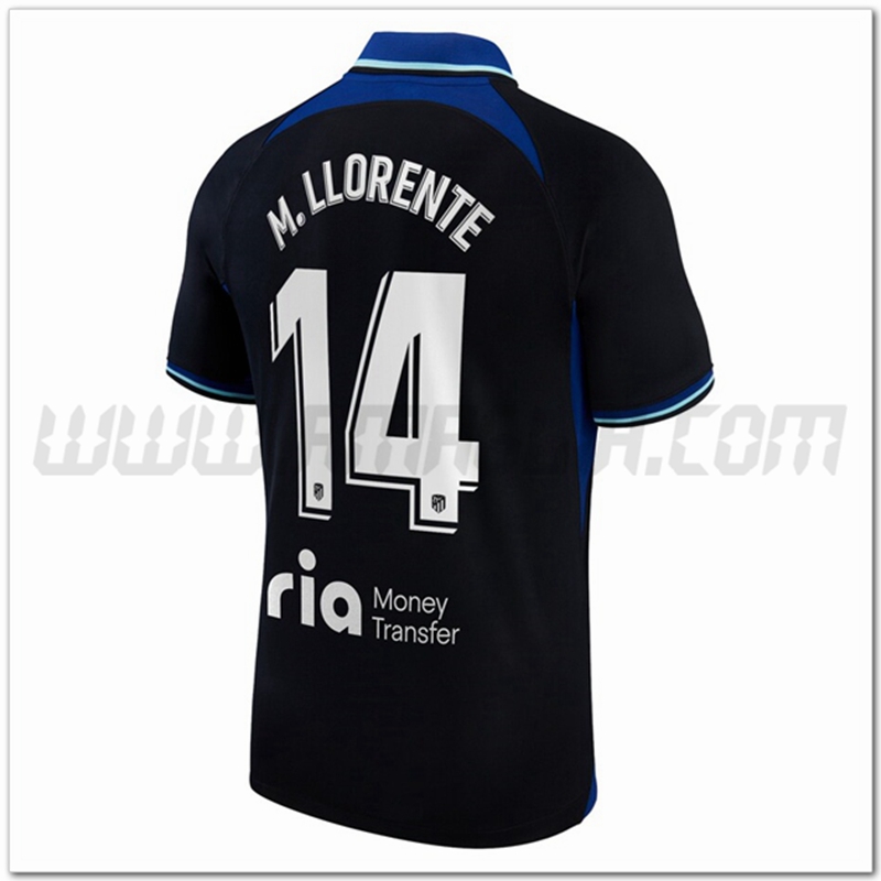 Seconda Maglia M. LLORENTE #14 Atletico Madrid 2022 2023