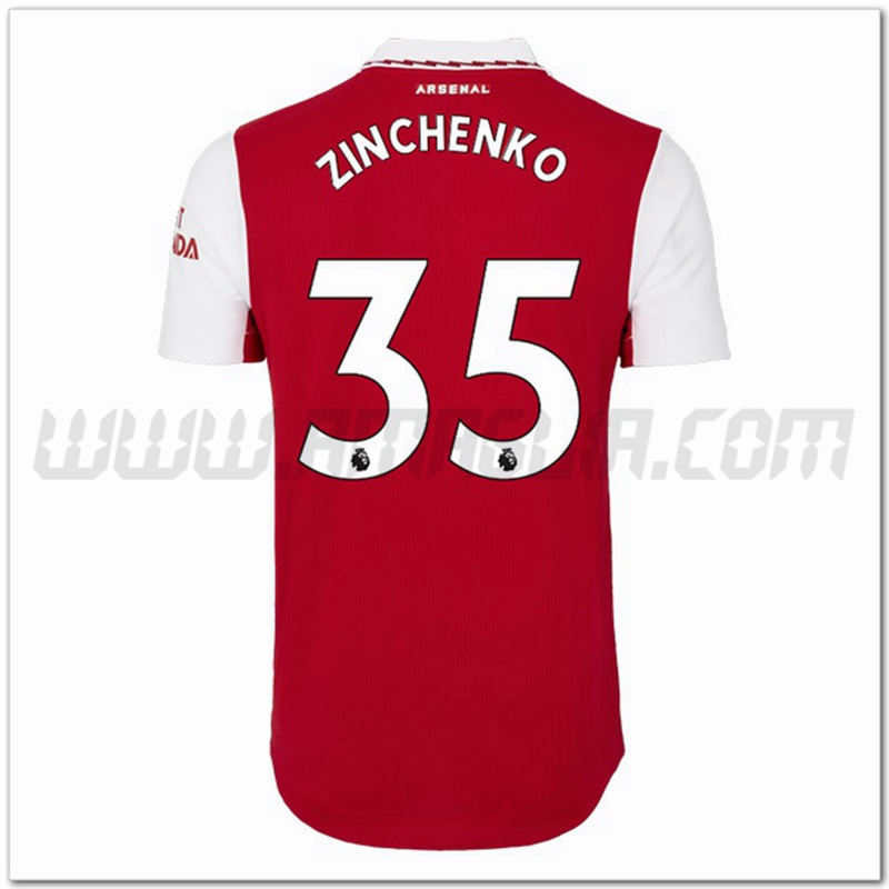 Prima Maglia ZINCHENKO #35 Arsenal 2022 2023