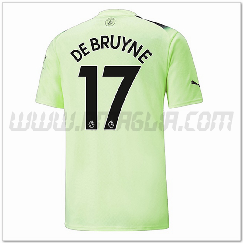 Terza Maglia DE BRUYNE #17 Manchester City 2022 2023