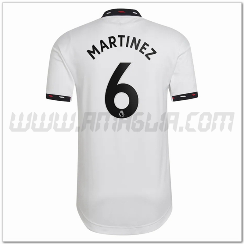 Seconda Maglia MART鑴EZ #6 Manchester United 2022 2023