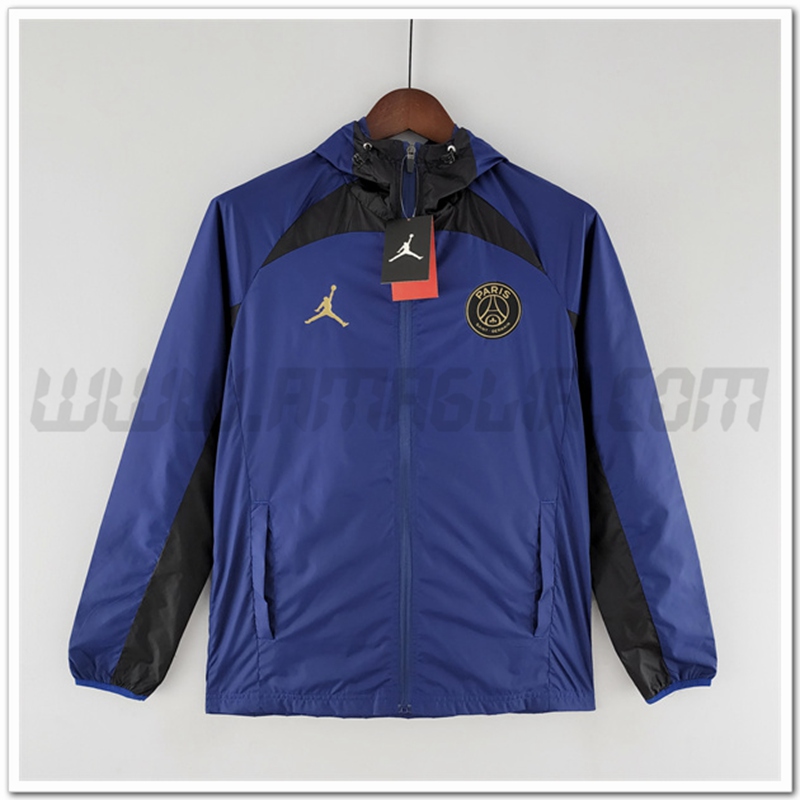 Giacca a Vento Jordan PSG Blu 2022 2023