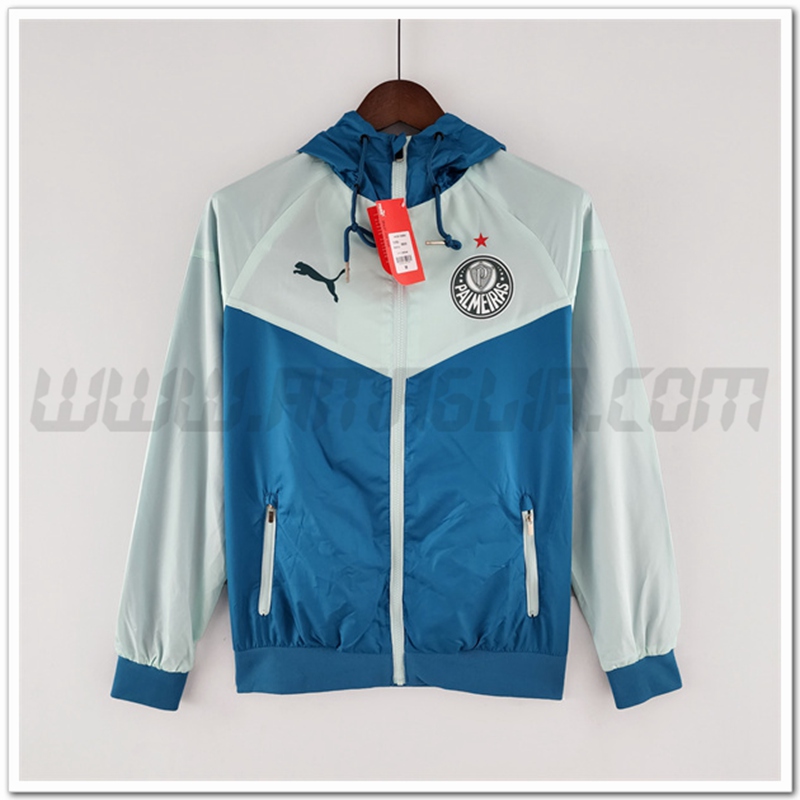Giacca a Vento Palmeiras Blu 2022 2023
