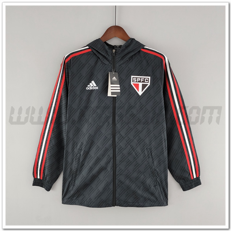 Giacca a Vento Sao Paulo FC Nero 2022 2023