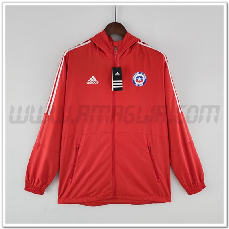 Giacca a Vento Chile Rosso 2022 2023