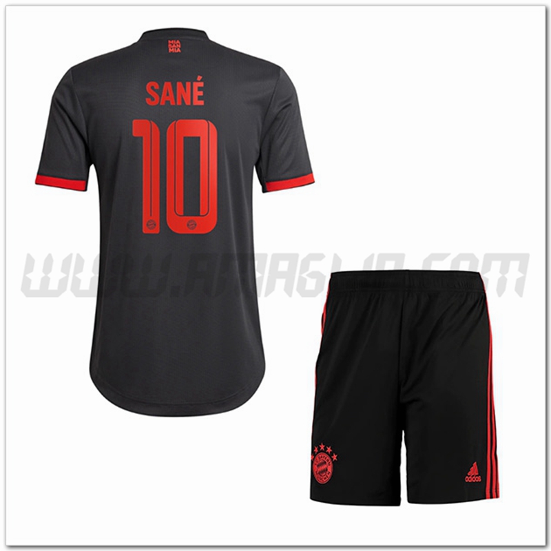 Kit Maglia SAN鑴?#10 Bayern Monaco Bambino Terza 2022 2023