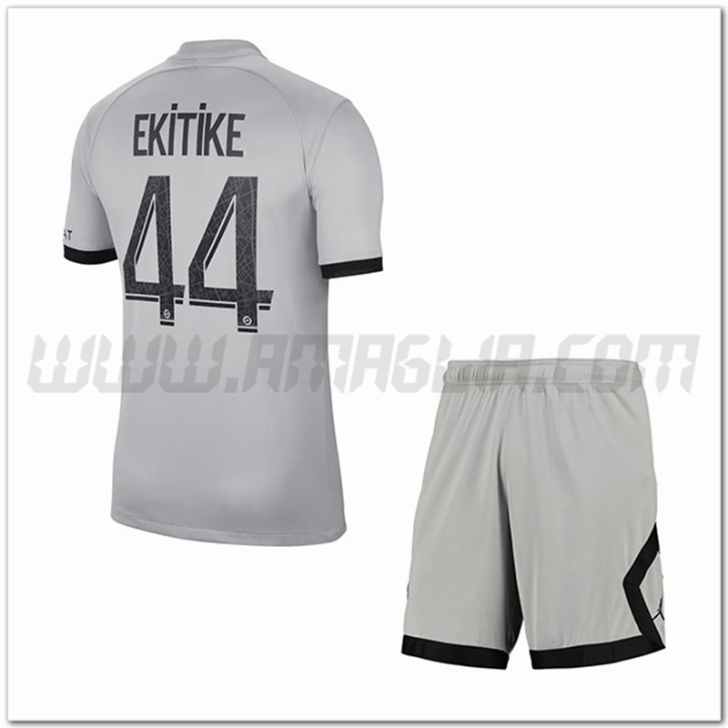 Kit Maglia EKITIKE #44 PSG Bambino Seconda 2022 2023