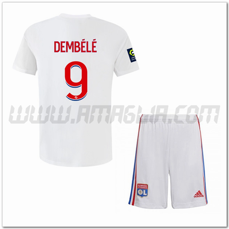 Kit Maglia DEMB鑴鑴?#9 Lyon OL Bambino Prima 2022 2023