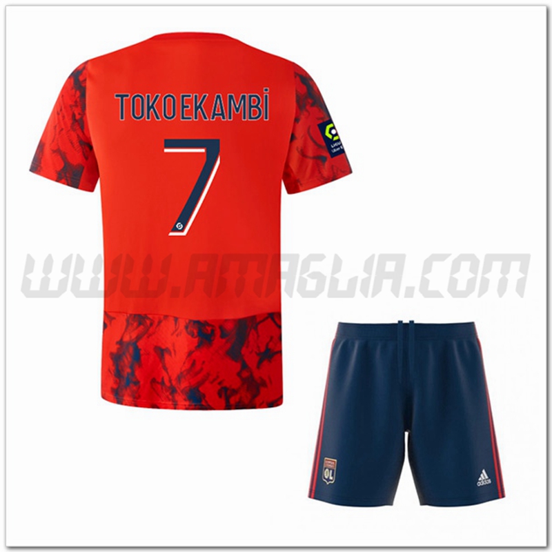 Kit Maglia TOKOEKAMBI #7 Lyon OL Bambino Seconda 2022 2023